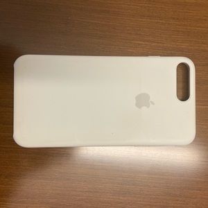 White silicone Apple case for iPhone 7 Plus/8 Plus